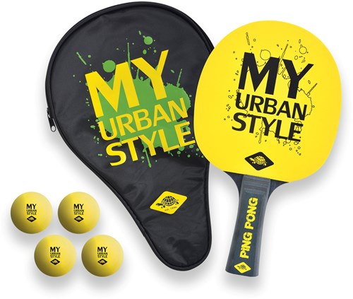 Schildkröt table tennis set My Urban Style with bat and 4 balls