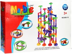Marble run megaset marble track toy 150-piece plastic set