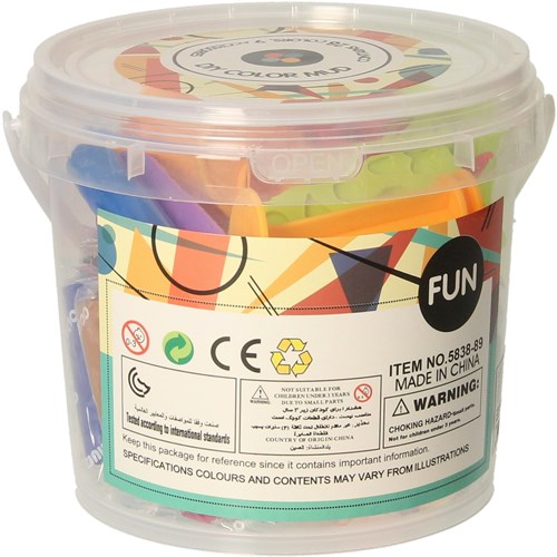 Clay set creative play barrel with 36-piece accessories and clay-2