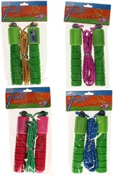Skipping rope with counter colorful toy for children