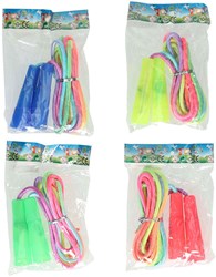 Skipping rope rainbow cord toy for kids colorful