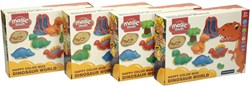 Clay set dino world play set for kids with 4 colors