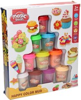 Clay play set 10 colors - creative modeling clay for kids from 3 years