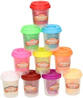 Clay play set 10 colors - creative modeling clay for kids from 3 years-2