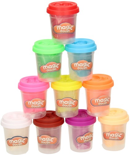 Clay play set 10 colors - creative modeling clay for kids from 3 years-2