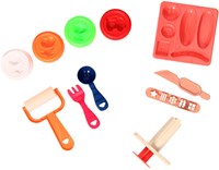 Clay set sandwich playset with 4 colors of clay and tools-3