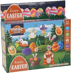 Clay Set Easter modeling playset - 16-piece creative toy multi color