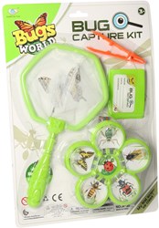 Insect catching net and observation jar toy for kids outdoor play