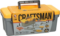 Filled tool box toy for children - educational and colourful