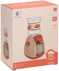 Water dispenser toy with light and sound interactive brown