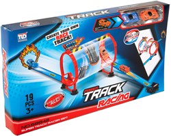 Car racetrack set koker duel toy racetrack 19-piece