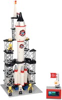 Construction set rocket launch station building blocks space toy 309pcs-2