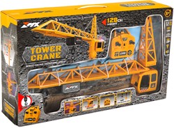 Remote control crane toy RC yellow 128cm with controller