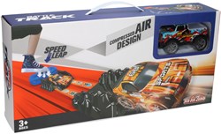 Albatros Hengelsport car launcher toy with foot pump red