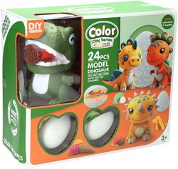 Albatros Hengelsport Dino clay playset with 4 pots and 24 pieces