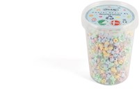 Dantoy beads XL pastel recycled - 1580 pieces - eco-friendly toy