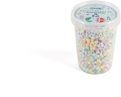 Dantoy beads XL pastel recycled - 1580 pieces - eco-friendly toy