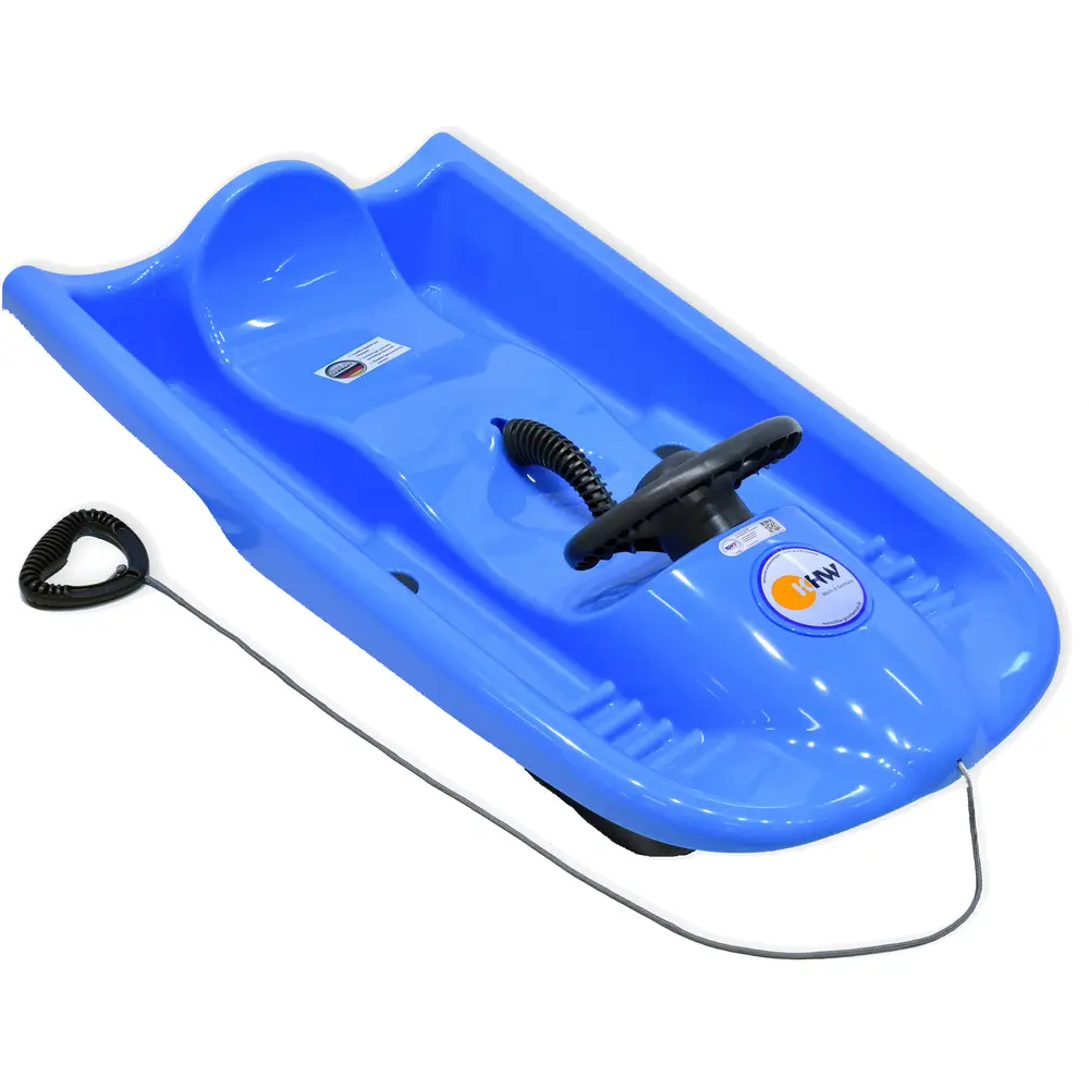 Vedes sled Snow Flyer iceblue with ergonomic seat and brake