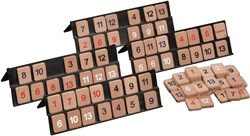 Philos Rummy game - wooden tiles family board game