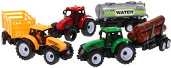 Toy tractor farm set 3-piece plastic tractors playset