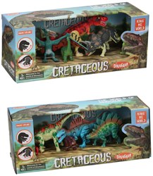 Lobbes dinosaur playset - Deluxe dino figures set 6-piece toy
