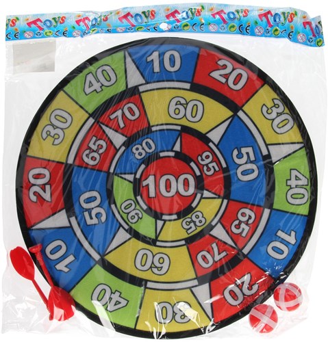 Dart game velcro dartboard 36cm for kids and family fun-2