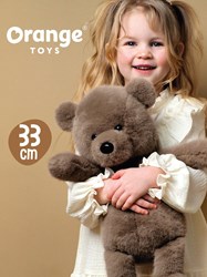 Orange Toys teddy bear plush Moka multicolor 44 cm toy