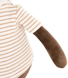 Orange Toys plush monkey with orange hat - cuddly toy monkey