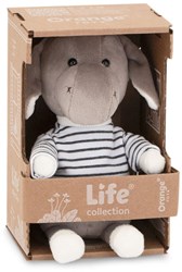 Orange Toys donkey plush educational toy multicolor cardboard
