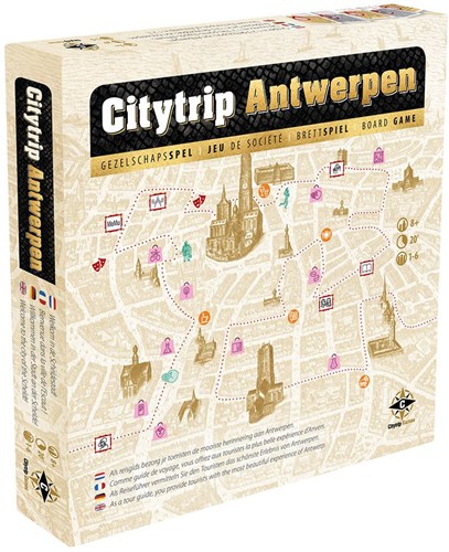 HOT Exclusive board game Citytrip Antwerp educational game