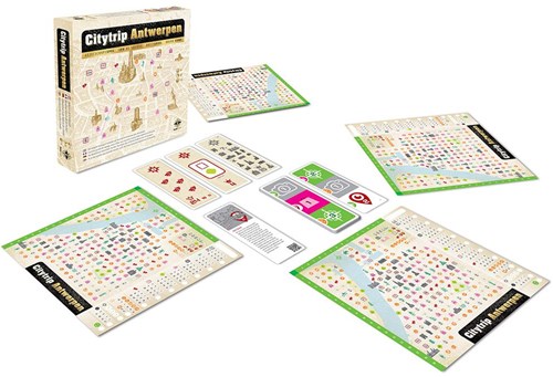 HOT Exclusive board game Citytrip Antwerp educational game-2
