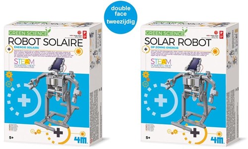 4M Kidzlabs GREEN SCIENCE solar robot - educational toy - solar power-2