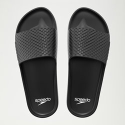 Speedo men's pool slides black - comfortable slippers for pool and beach