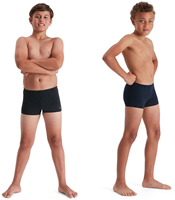 Speedo ECO Junior Swim Shorts - Competition Black Swim Trunks 7-8 Years