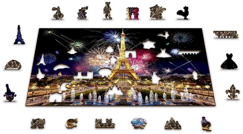 Wooden.City wooden puzzle Paris by Night 300 pieces jigsaw-3