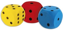 Androni Giocattoli soft dice 160mm play cube colorful