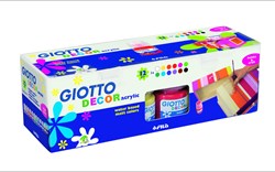 Giotto acrylic paint set - Decor Acrylic 12 colors 25 ml tubes