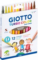 Giotto felt-tip pens Turbo Color skin tones - 12 markers set-2