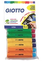 Giotto chalk holders set of 6 yellow for blackboard chalk