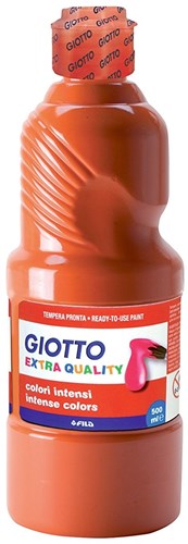 Giotto poster paint scarlet red 500ml extra quality kids paint
