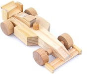 Eduplay racing car craft kit - wooden toy construction set for kids