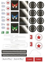 Eduplay racing car craft kit - wooden toy construction set for kids-3