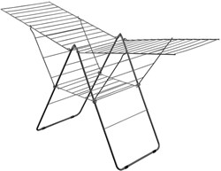 Metaltex drying rack Amsterdam 32 meters black - indoor and outdoor clothes airer