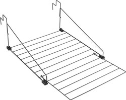 Metaltex drying rack - hanging clothes airer 9 meter matte black balcony radiator