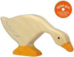 Holztiger Goose, feeding