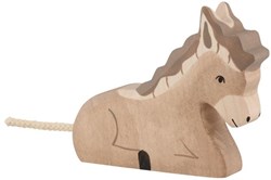 Holztiger Donkey, lying