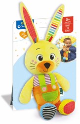 Clementoni - Baby plush bunny - soft toy - Benny the Bunny - sensory