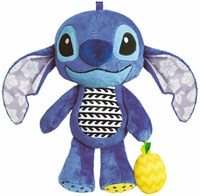 Clementoni - Stitch plush baby toy with activities and pineapple rattle