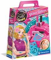 Clementoni Crazy Chic - Glitter Tattoos set for kids