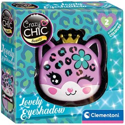 Clementoni Crazy Chic eyeshadow make-up set - leopard design for kids